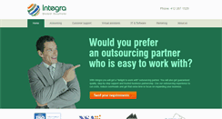 Desktop Screenshot of integraglobalsolutions.com